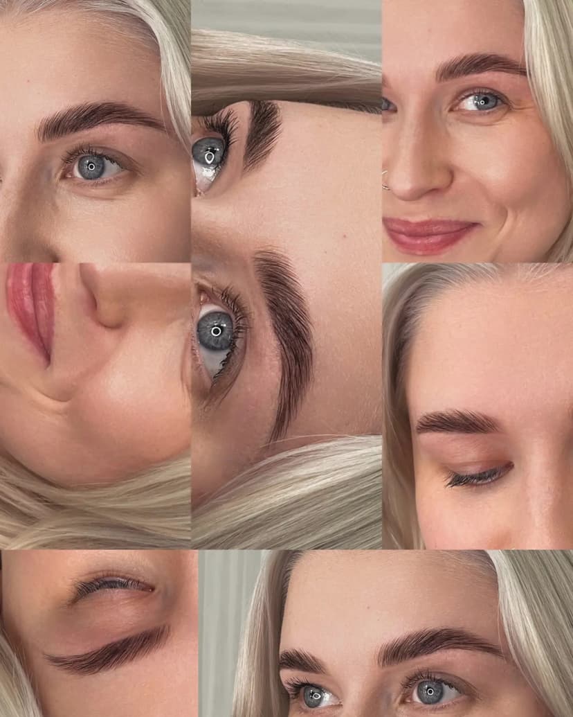 3 x sarjakortti kasvojen mikroneulaukseen (+kulmien muotoilu ja värjäys) | Helsinki