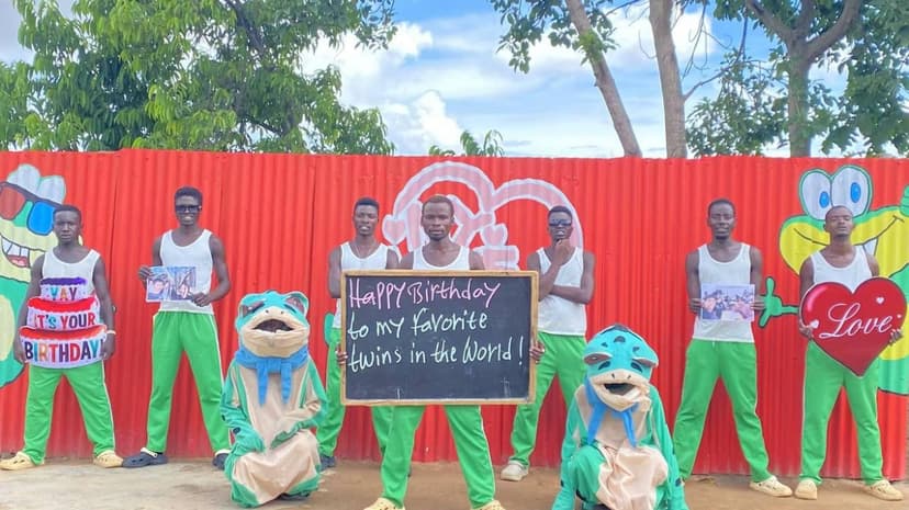 Kustomoitu videotervehdys Afrikasta - Frog Team | Online